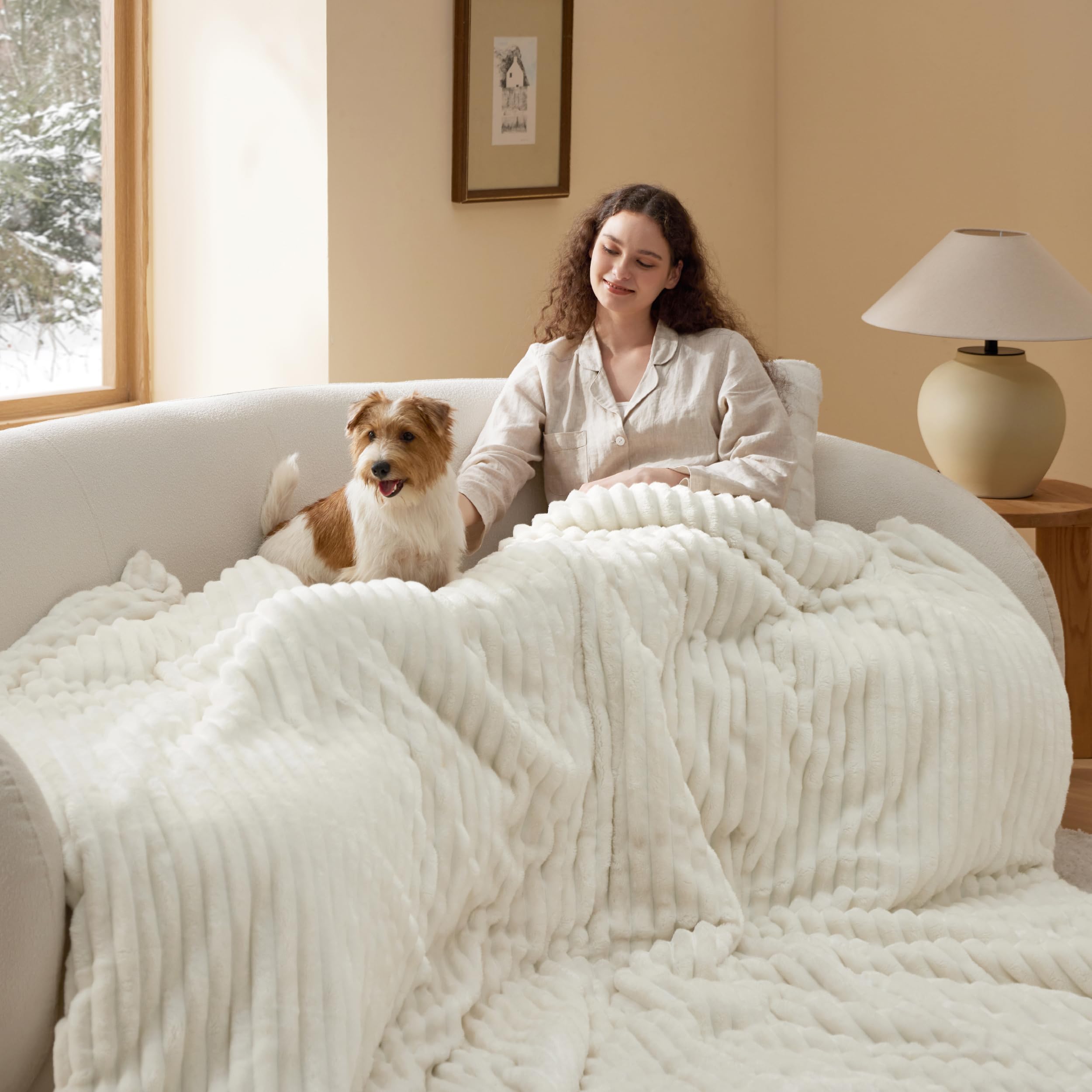 Bedsure pillowcase 20x26 pair with stripe design for cozy bedding decor.