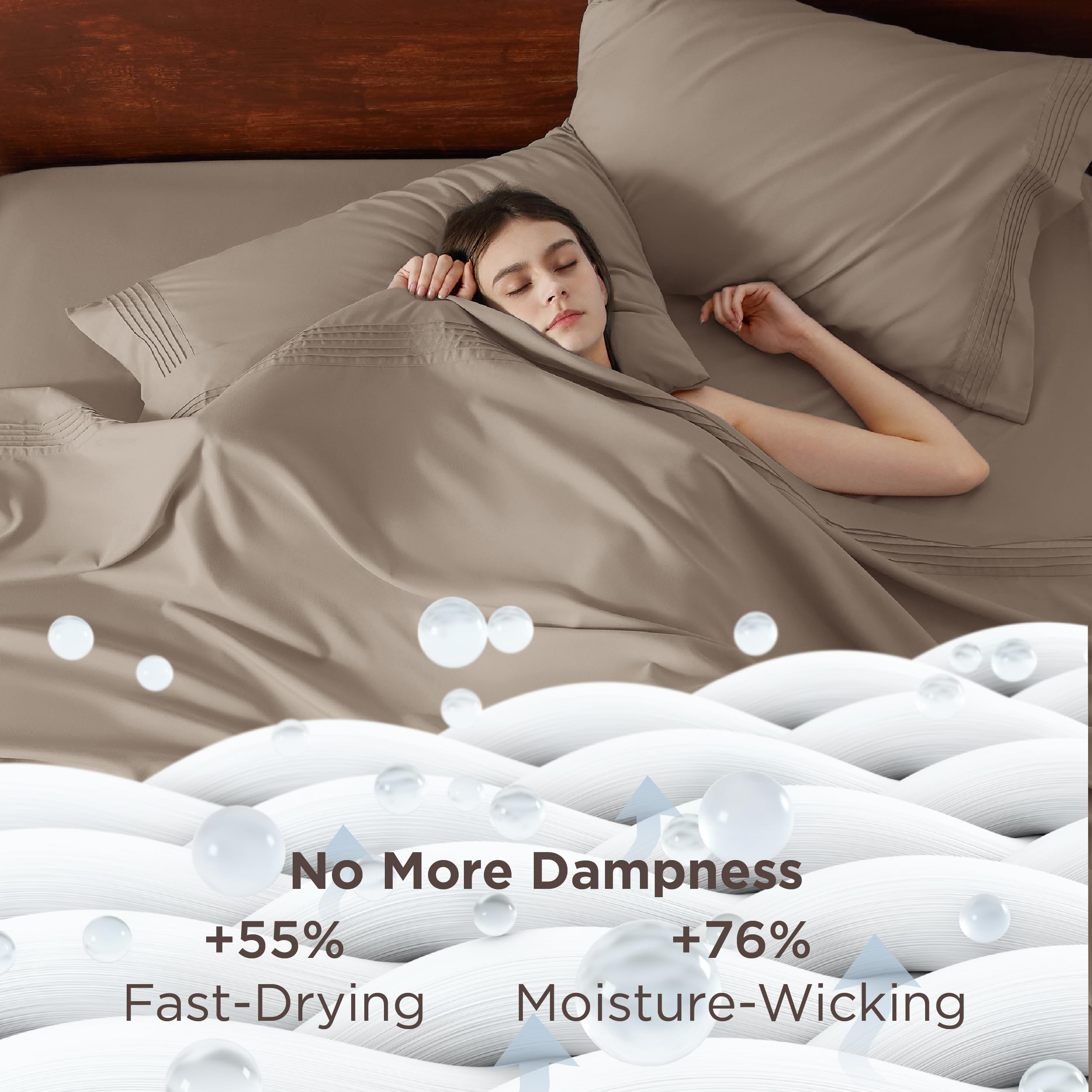 Bedsure pillowcases 20x30 provide soft, durable comfort