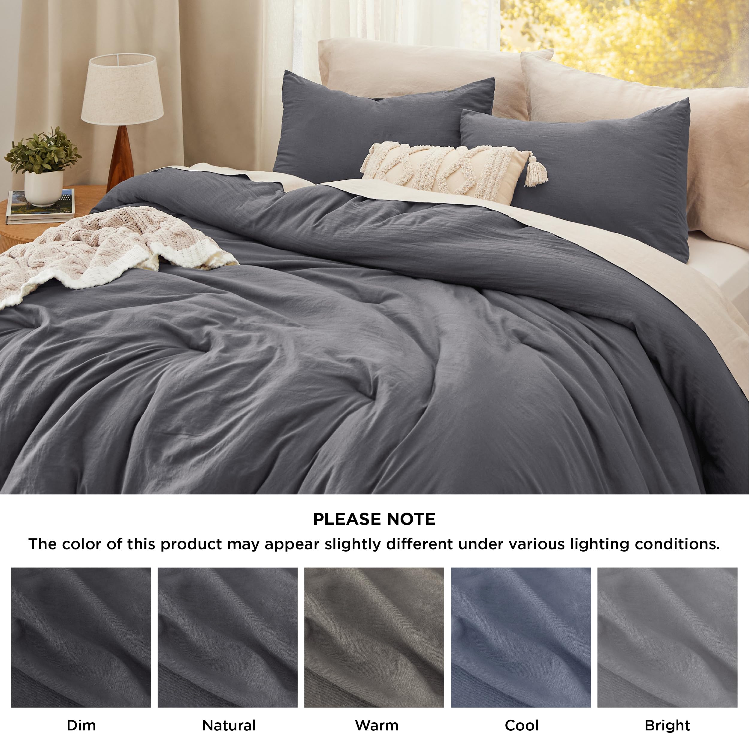 Bedsure pillowcases 20x36 complete the set with secure fit.