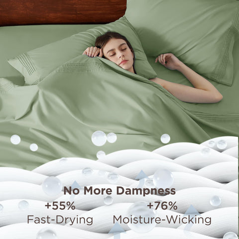 Bedsure pintuck-edge pillowcases highlight refined styling and texture.