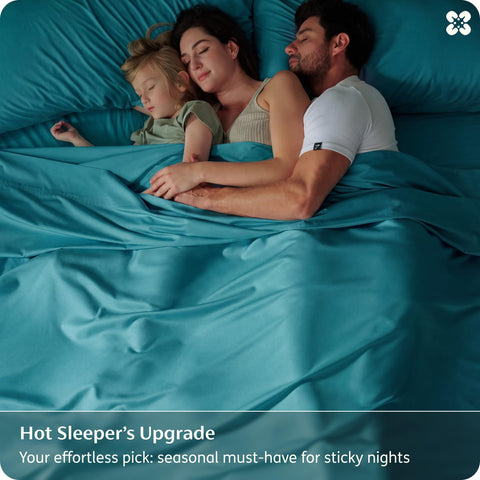 Bedsure PureWoven cooling sheets deliver silky softness and moisture-wicking for hot sleepers.