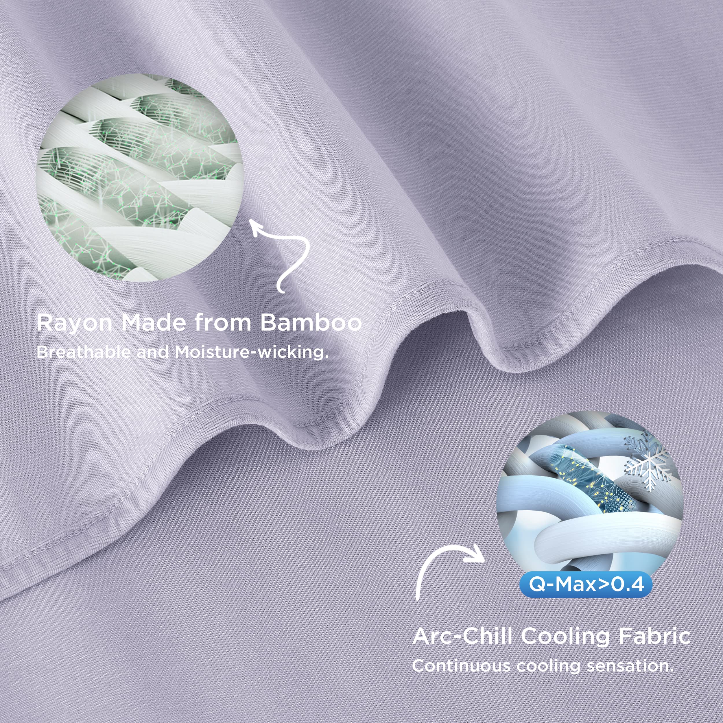 Bedsure purple cooling blanket reversible side emphasizes cooling and breathability