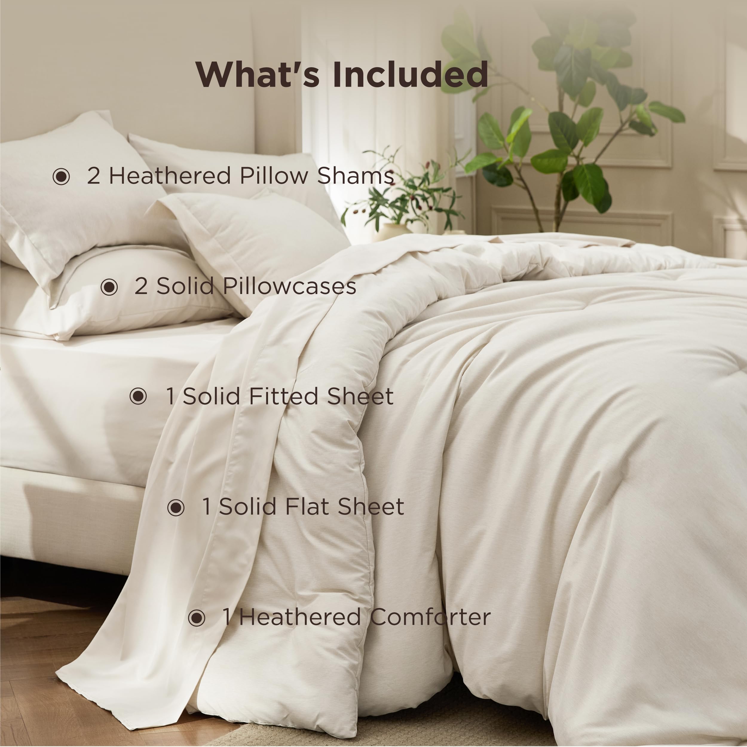 Bedsure beige face fabric close-up reveals velvety microfiber feel