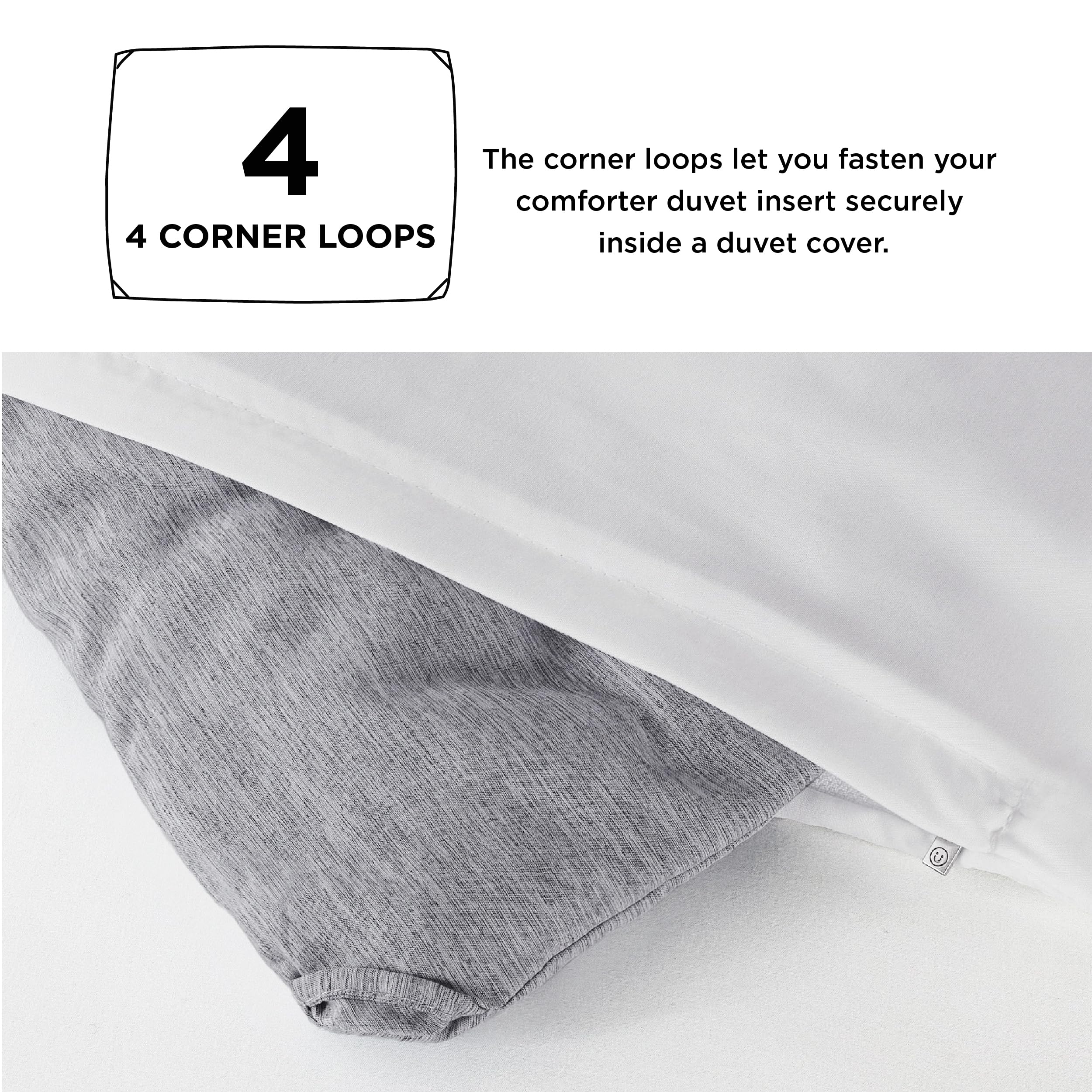 Bedsure queen comforter set includes comforter and two pillow shams.