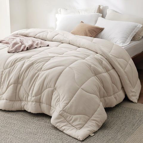 Bedsure queen comforter soft cover with ultra-soft microfiber for restful nights.