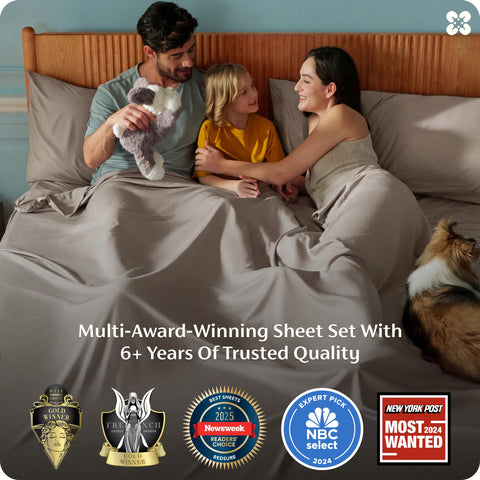 Bedsure queen pillowcases with envelope closure keep pillows in place.