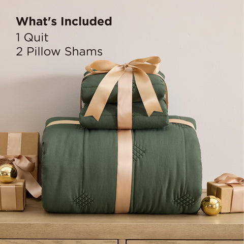 Bedsure quilt is machine washable for effortless maintenance.