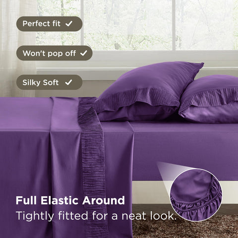 Bedsure sheet set being washed to illustrate easy care and durability