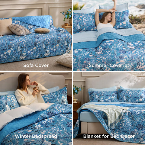 Bedsure dense quilting preserves filling for long-lasting shape and feel.