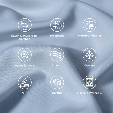 Bedsure rayon-derived bamboo fabric enhances breathability and moisture management