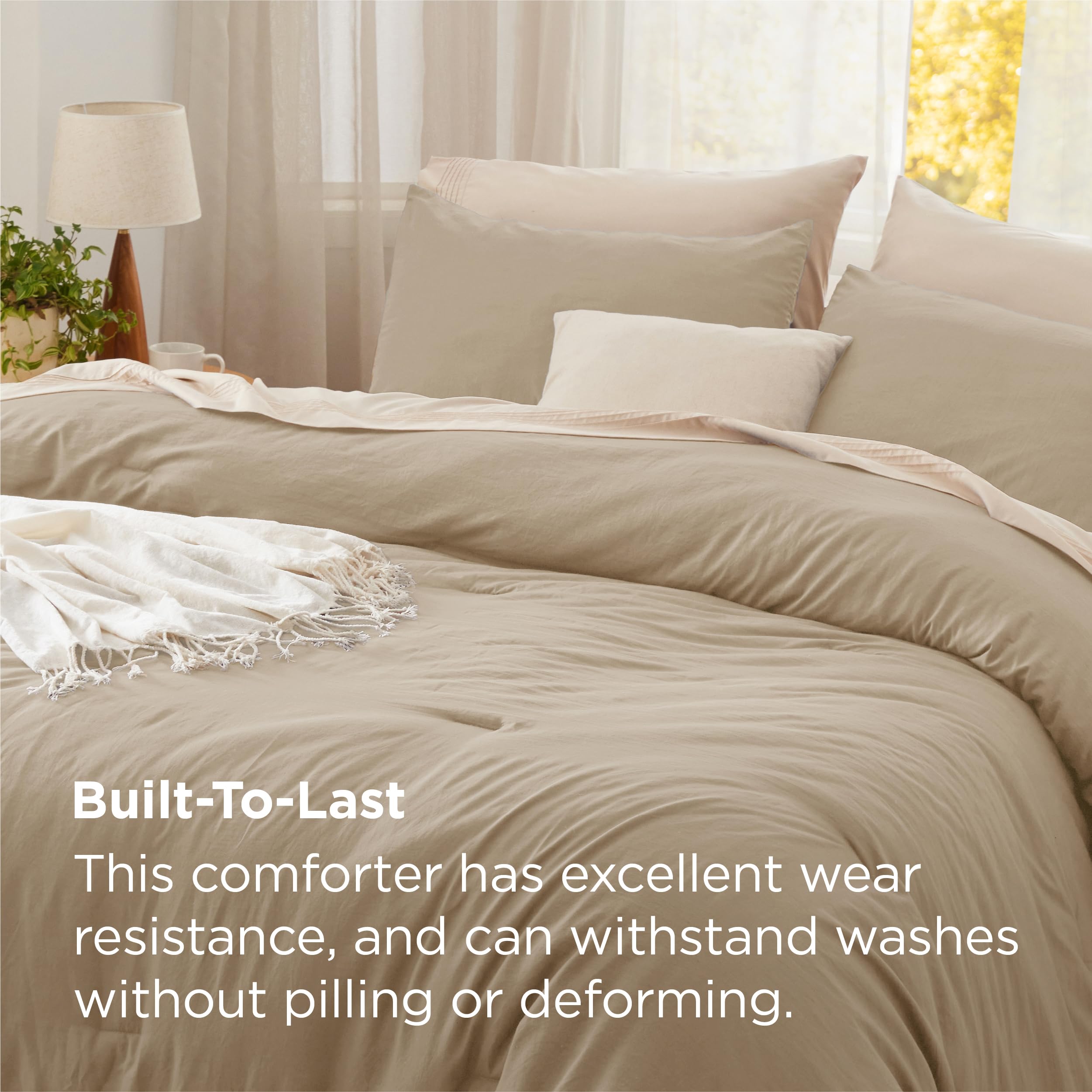Bedsure reverse color scheme feature adds subtle contrast to any bed.