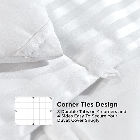 Bedsure reverse microfiber finish provides soft touch and easy care.