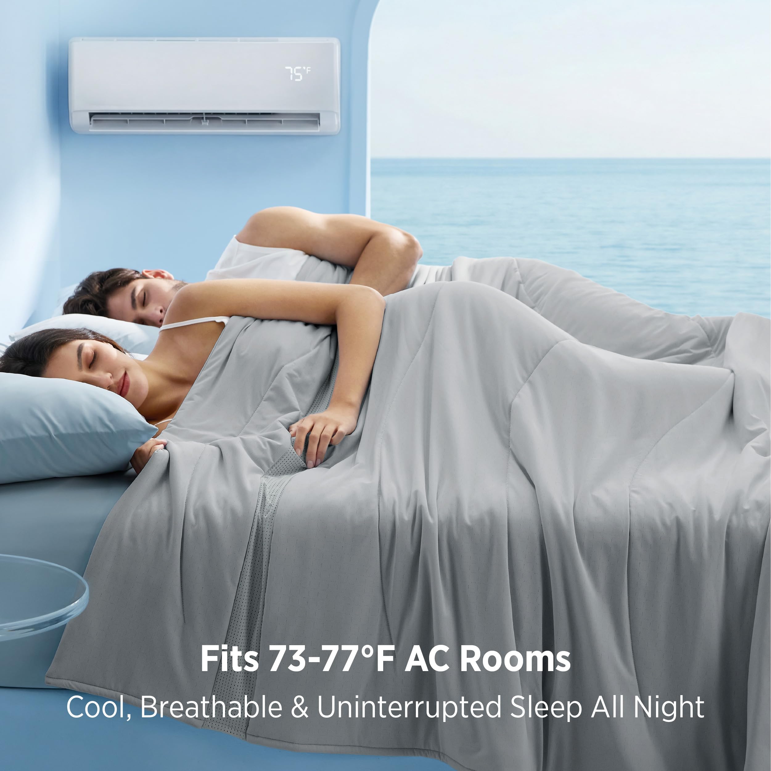 Bedsure room-temperature friendly setup demonstrating steady airflow