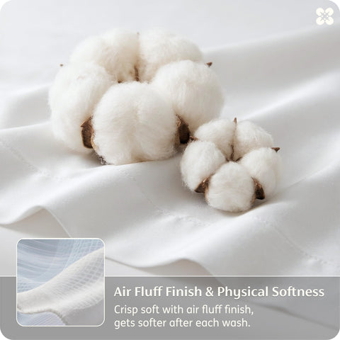 Bedsure sateen weave sheets offer a subtle sheen and smooth touch