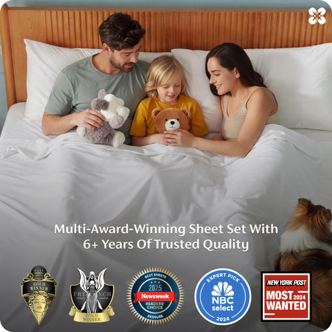 Bedsure rayon bamboo fiber feels soft and skin friendly