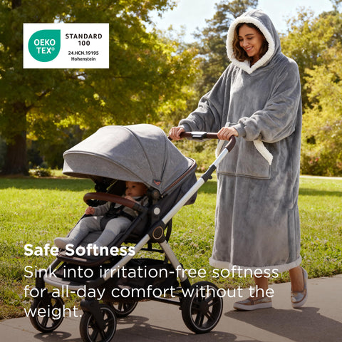 Bedsure side-slit design enables easy movement at home