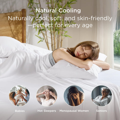 Detail of Bedsure silky-soft weave for gentle skin contact.