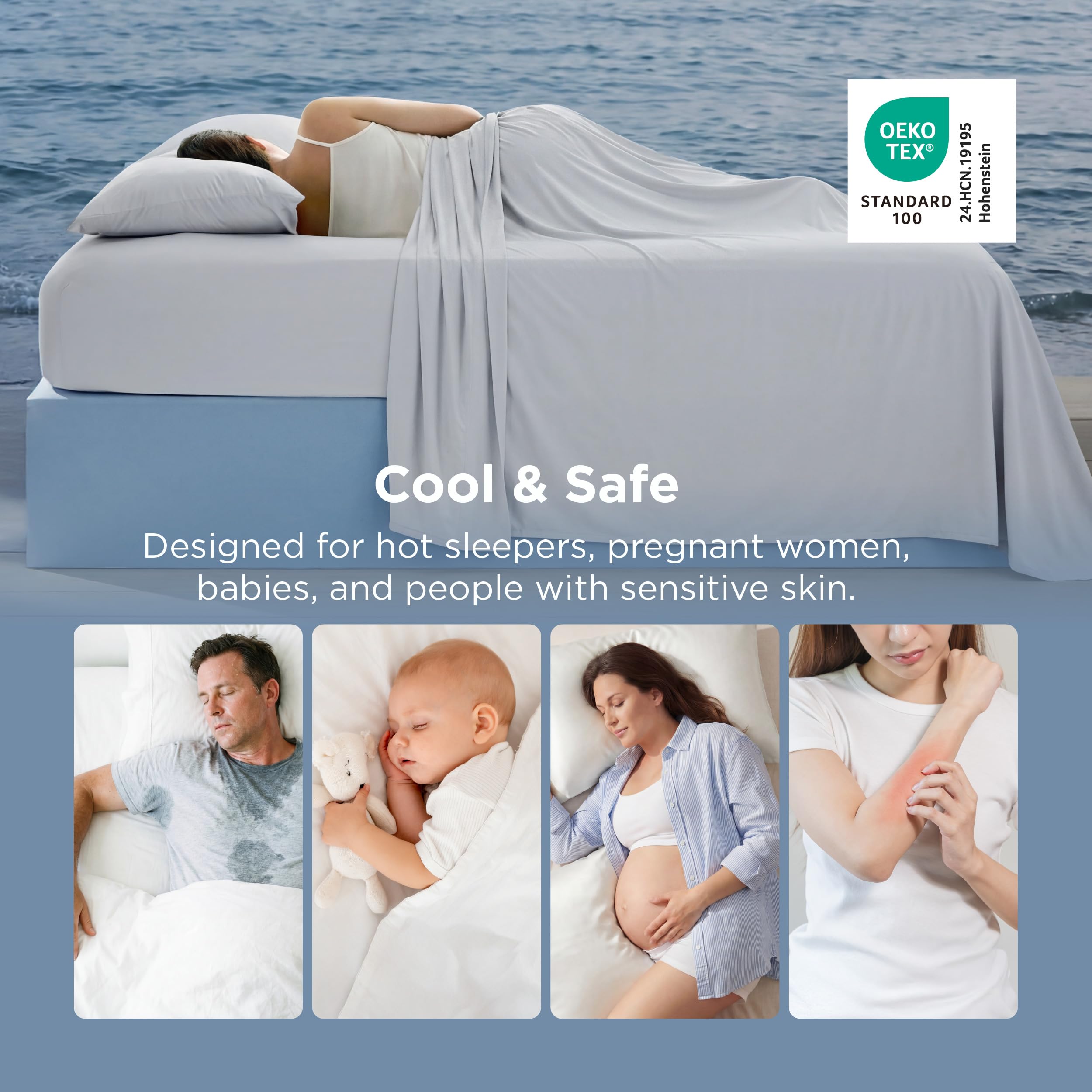 Bedsure pillowcases with envelope closures keep pillows neatly in place.