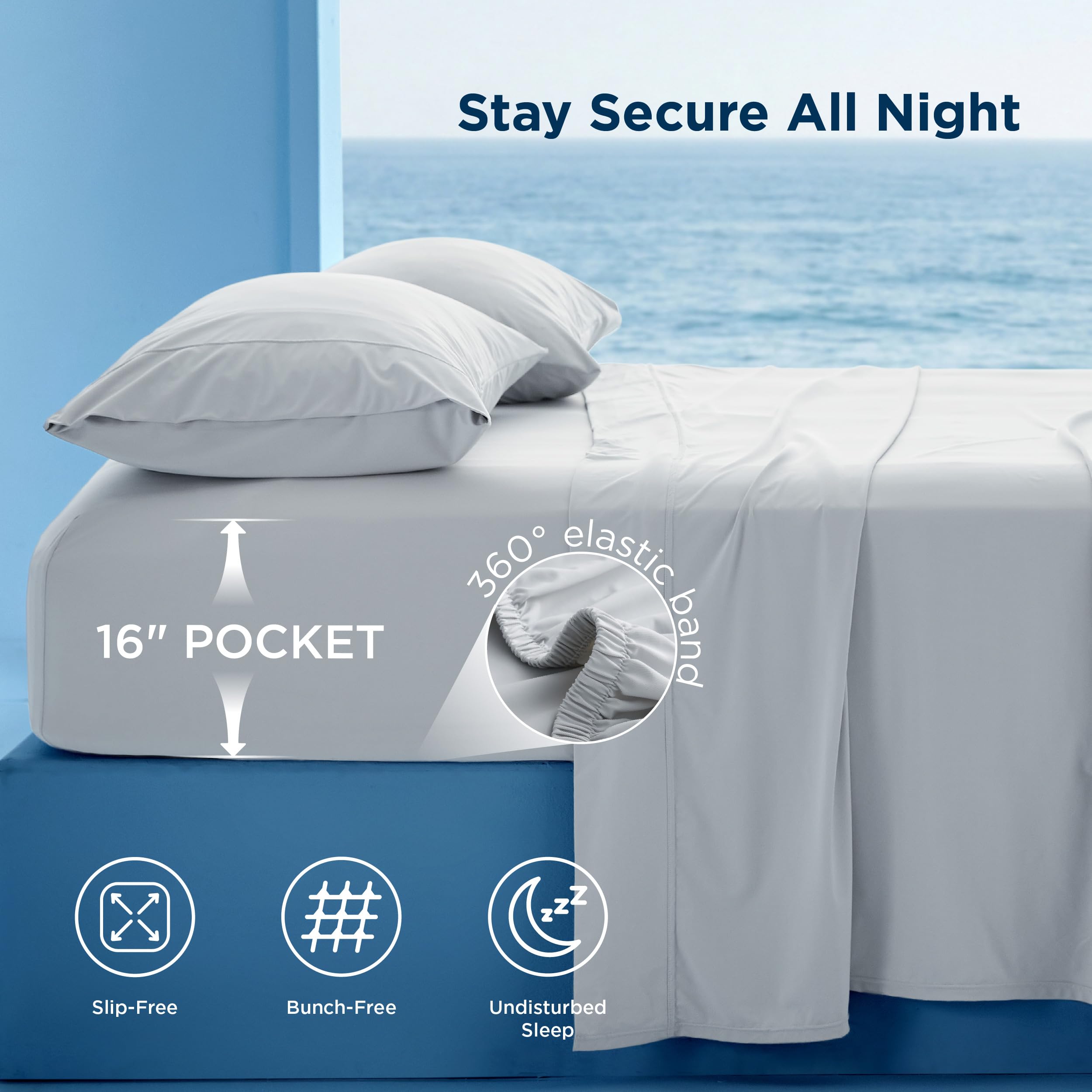 Bedsure label shows OEKO-TEX certification for safety and quality.