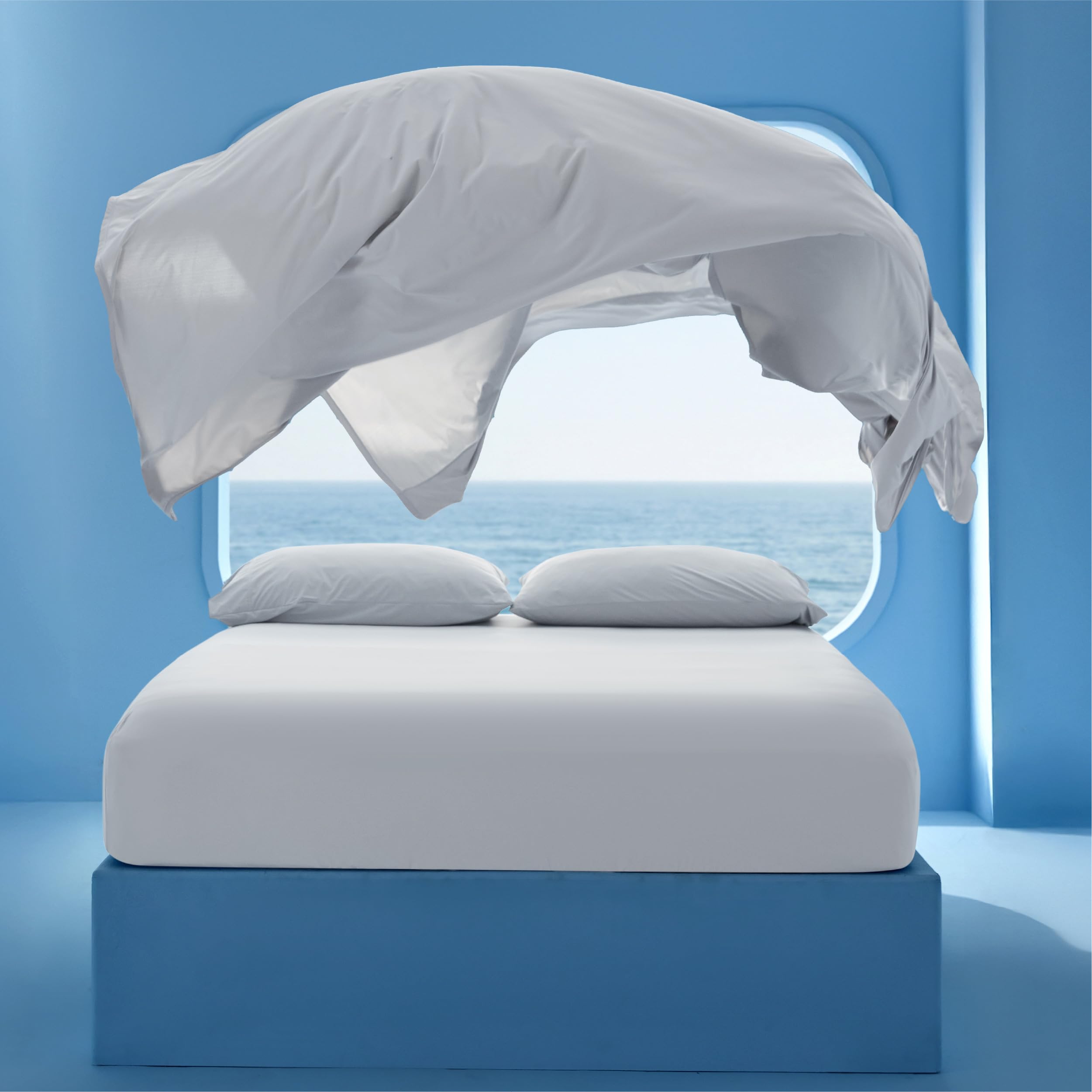 Bedsure silver-ion odor control sheets remain fresh after laundering.