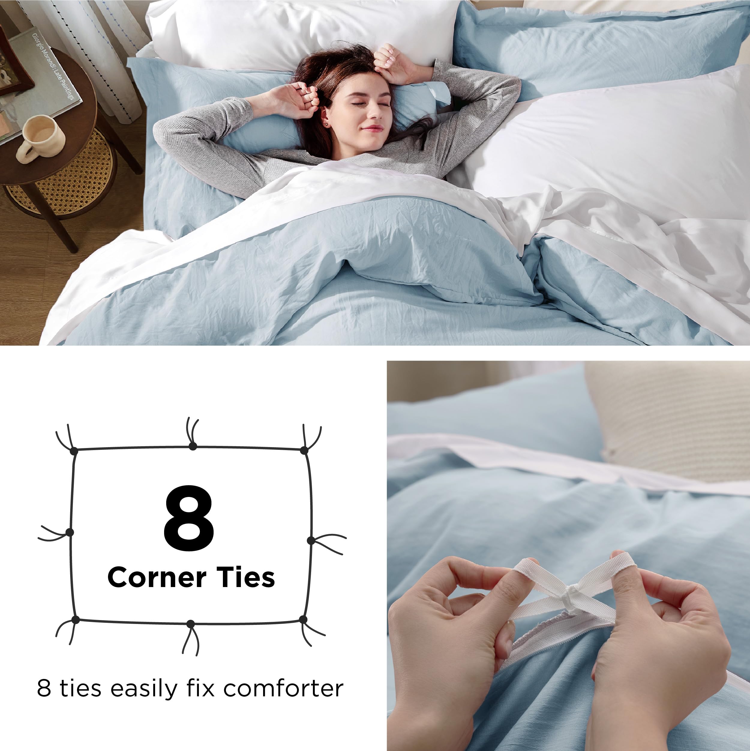 Bedsure durable stitching and color-fast dyeing resist wear and fading.
