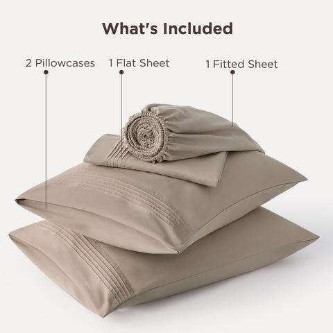 Bedsure soft-brushed fabric offers cozy, breathable feel