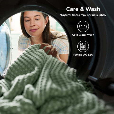 Bedsure soft, lightweight blanket suitable for year-round comfort.