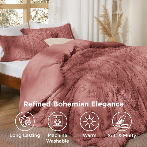 Bedsure soft microfiber surface ensuring breathable warmth without crinkling noise.