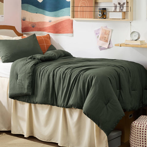 Bedsure soft prewashed bedding with cotton-like texture for comfortable sleep.