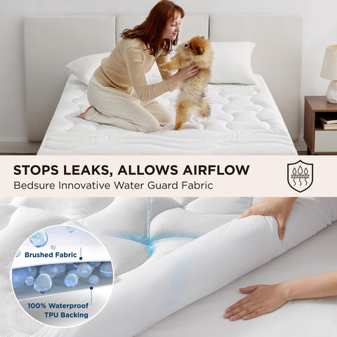 Bedsure three-zone ergonomic design close-up illustrating balanced support.