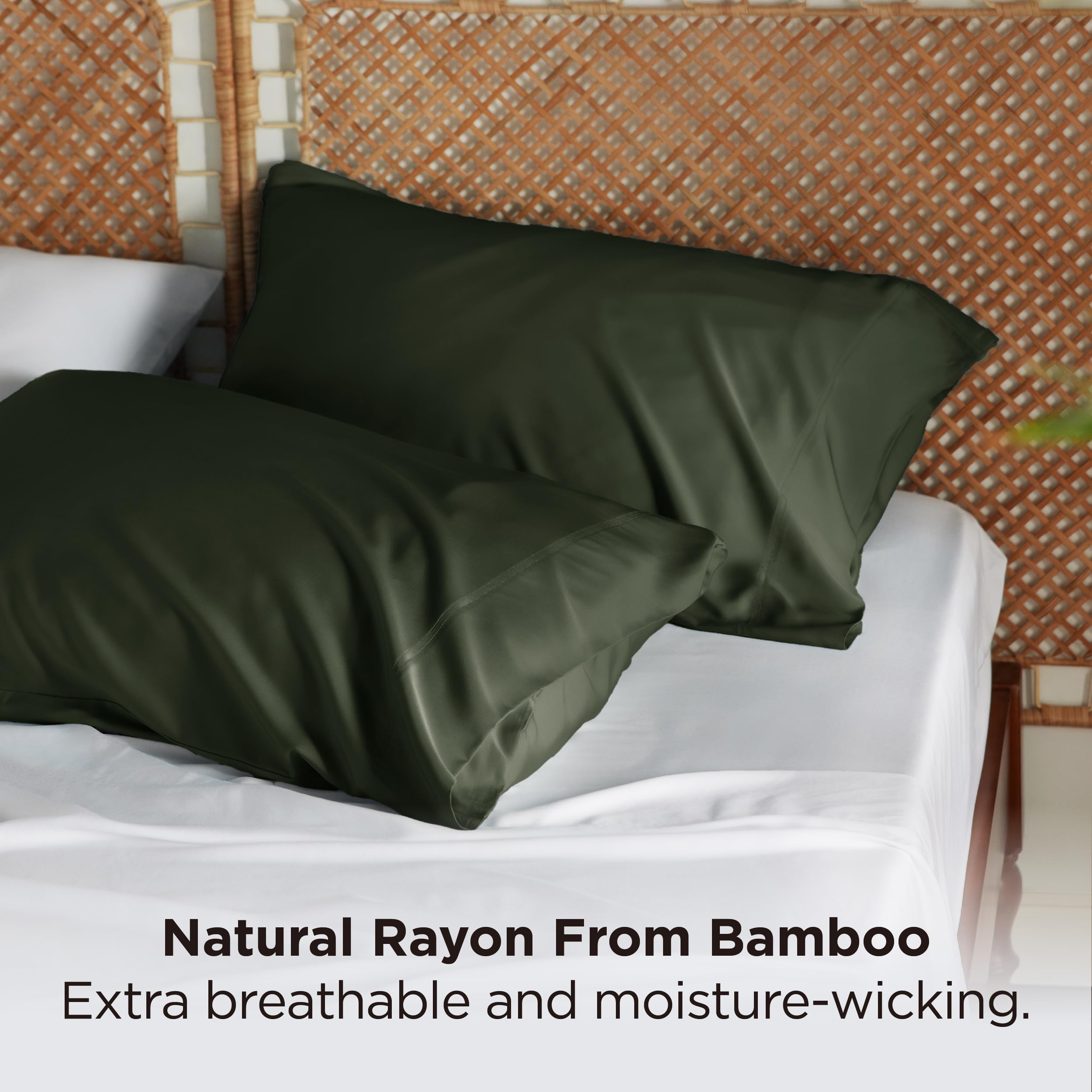 Bedsure twill-weave softness detail emphasizes silky-smooth texture against skin.