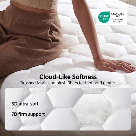 Bedsure deep-pocket design fits up to 21 inches securely.