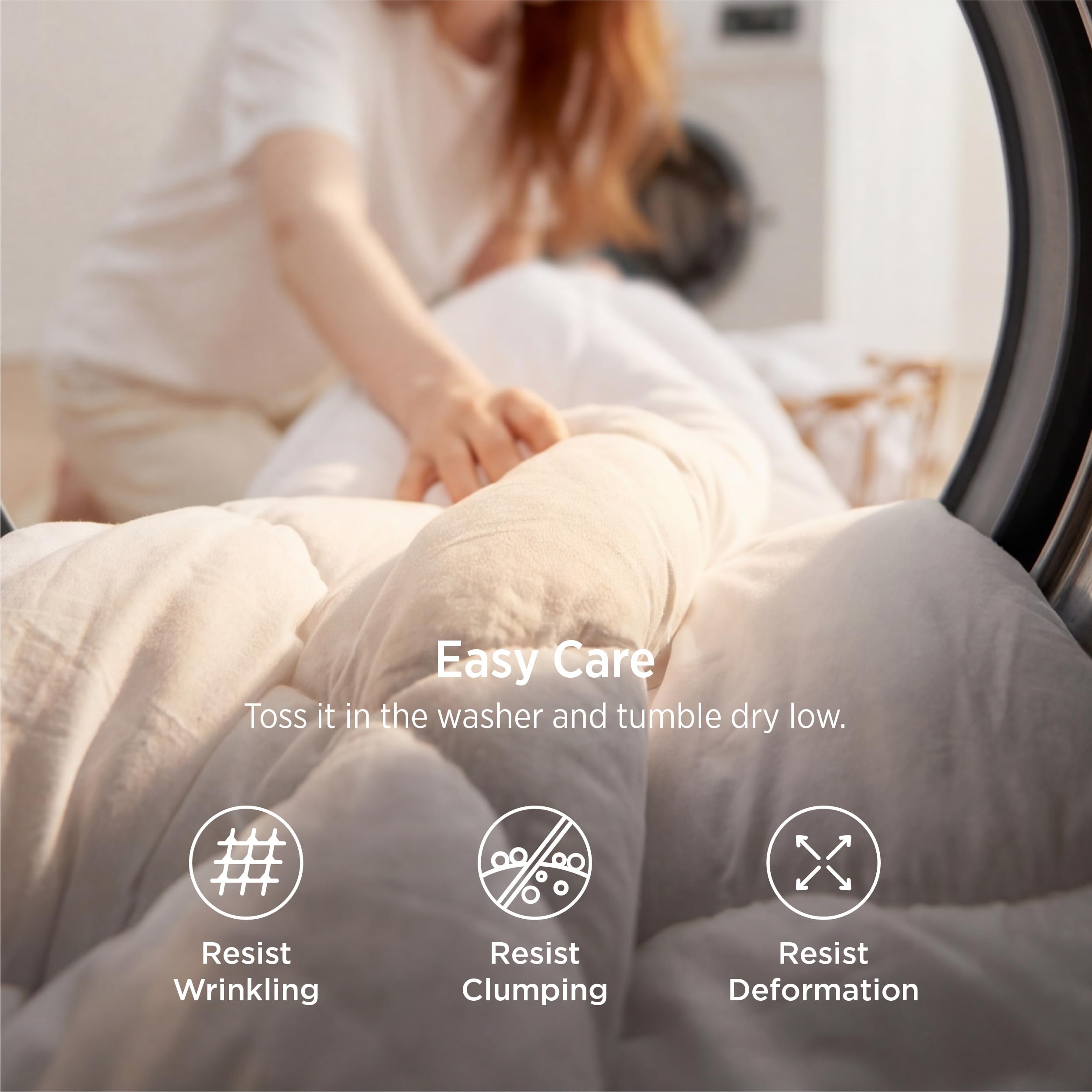 Bedsure machine-washable design makes cleanup quick and easy.