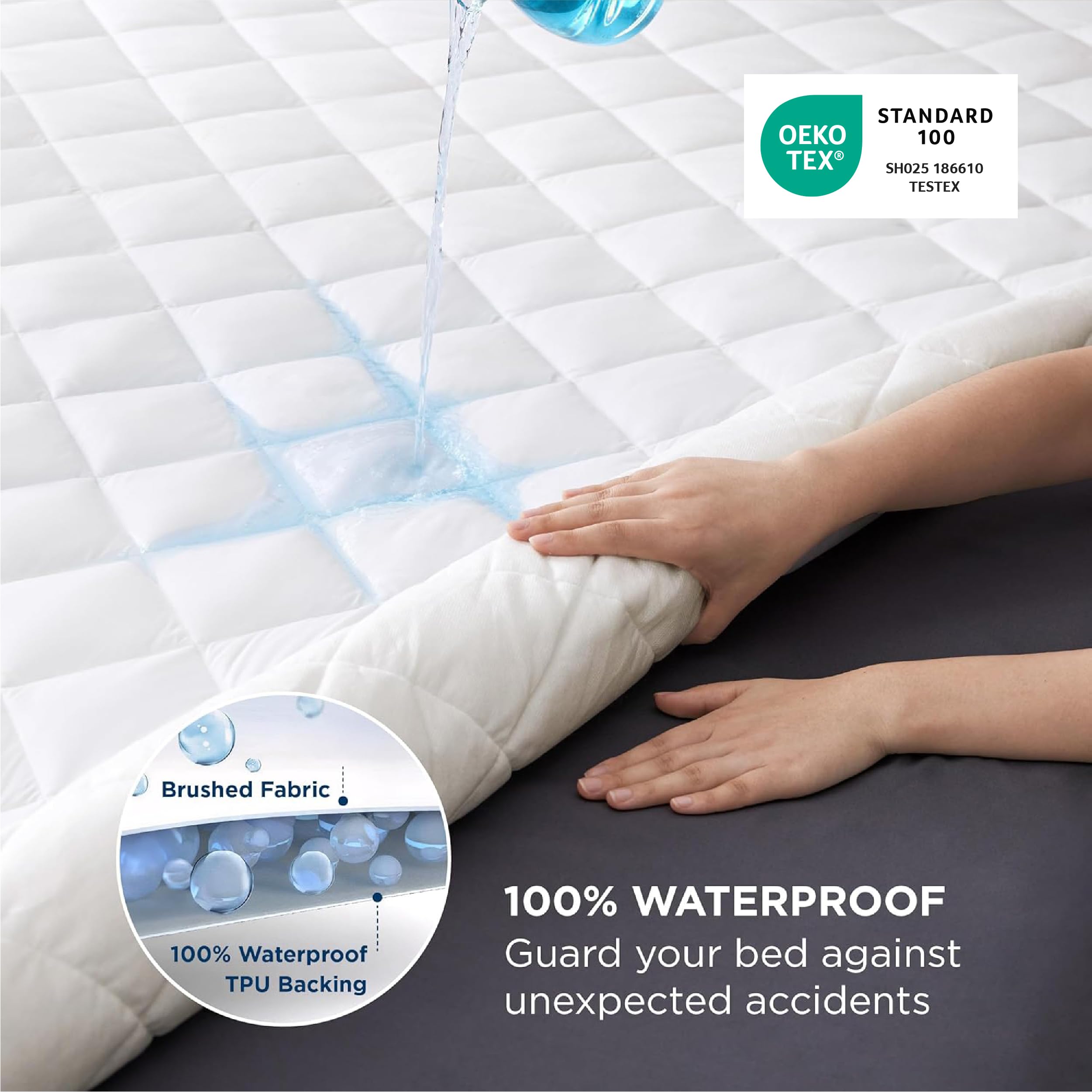 Bedsure Twin XL Deep Pocket fits mattresses up to 22 inches securely.