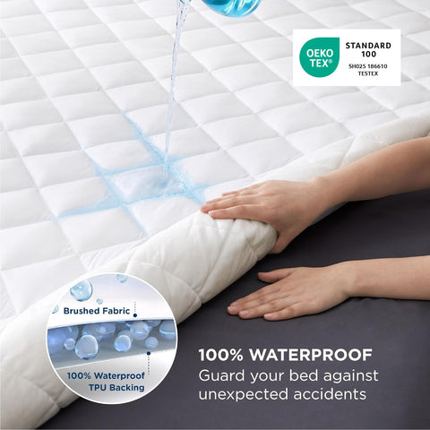 Bedsure Twin XL Deep Pocket fits mattresses up to 22 inches securely.