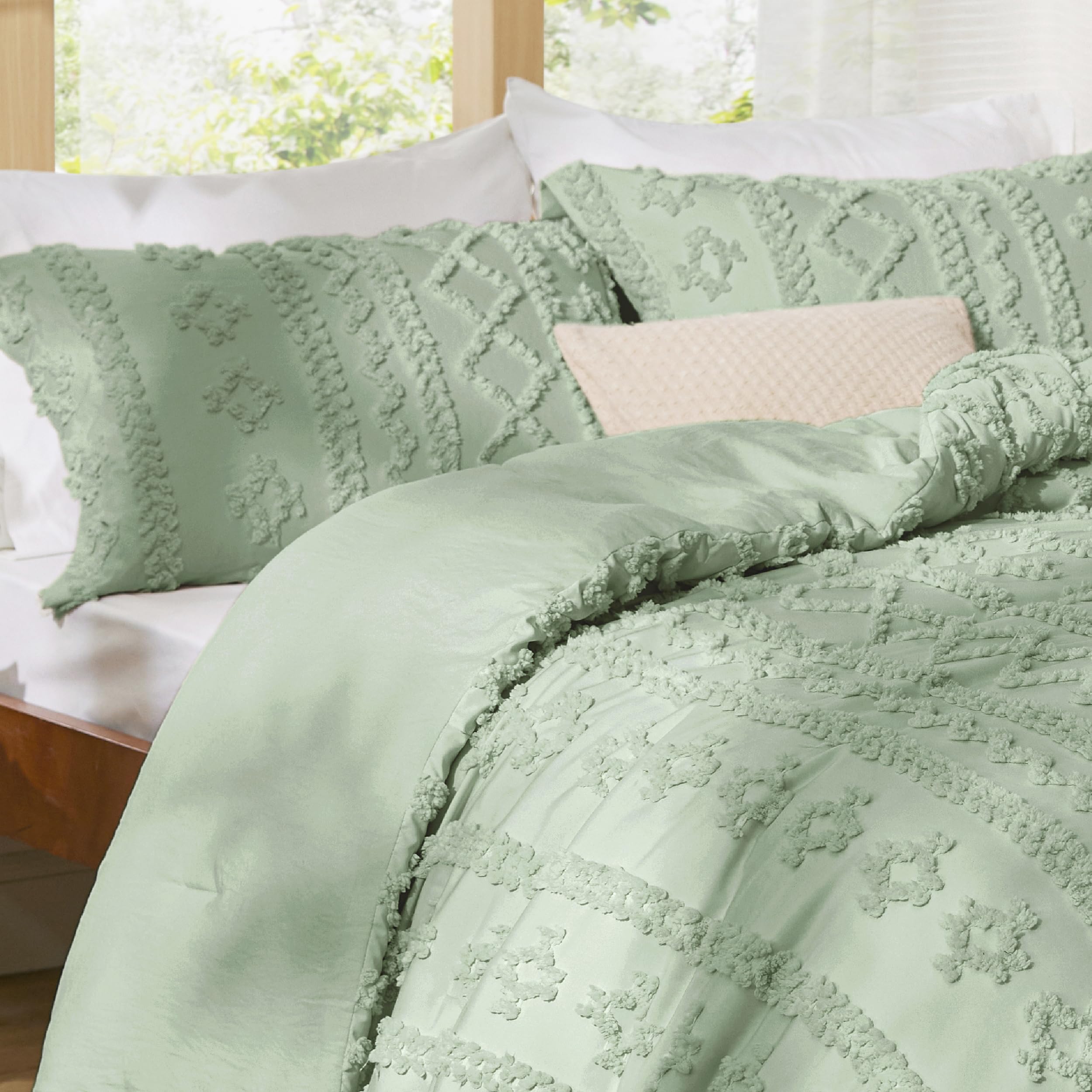 Bedsure two pillow shams complete the coordinated bedding look