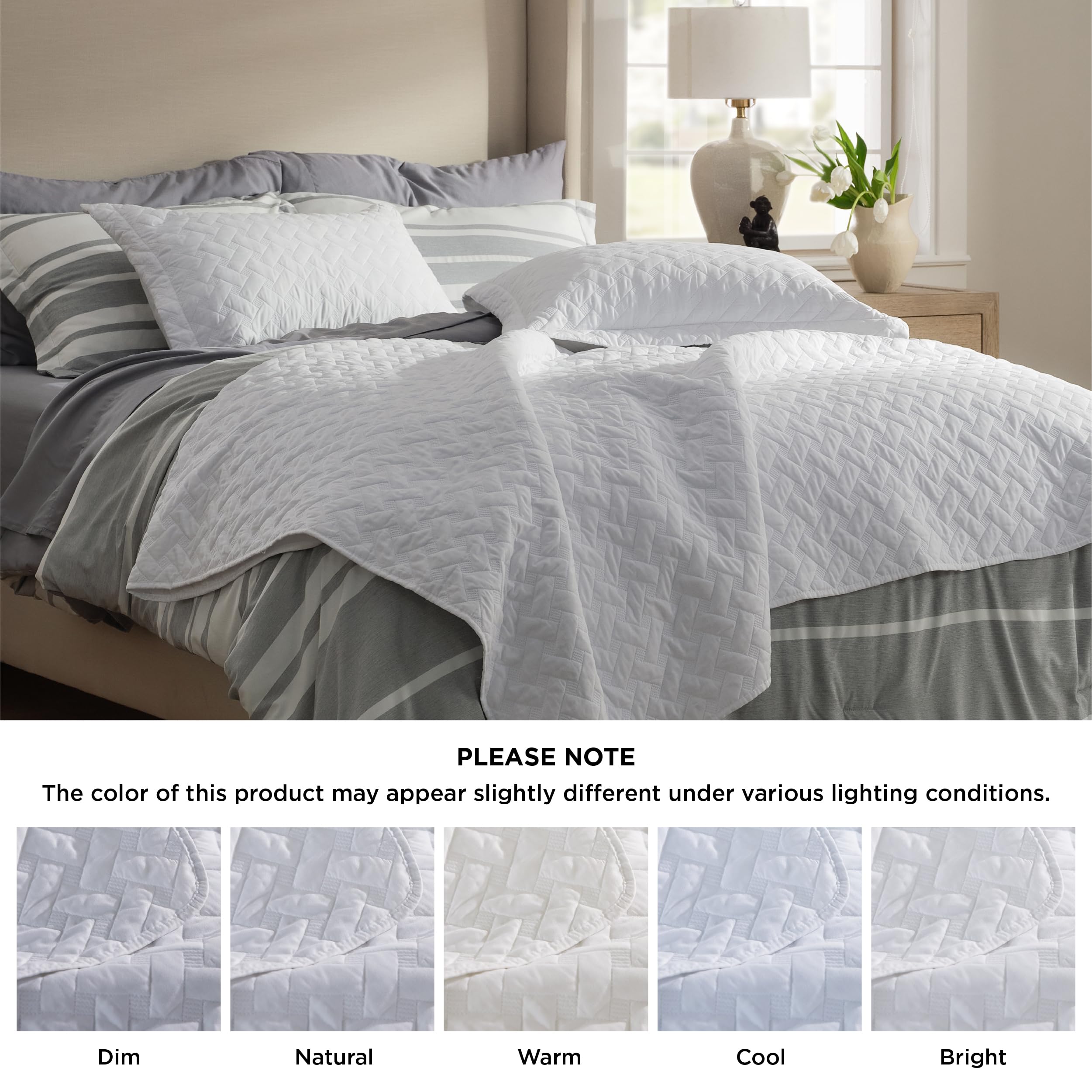 Bedsure two pillow shams 20x26 for a coordinated look.