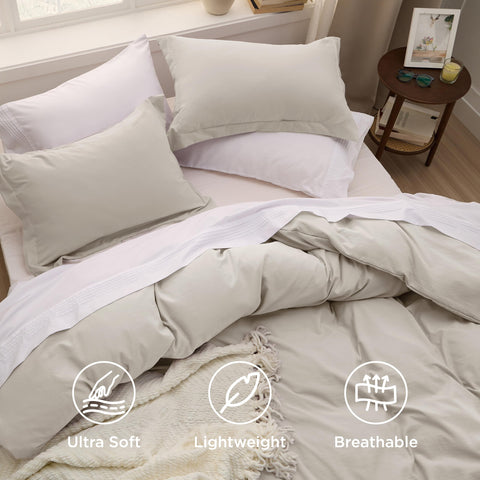 Bedsure two pillow shams 20x36 complete the set with polished presentation