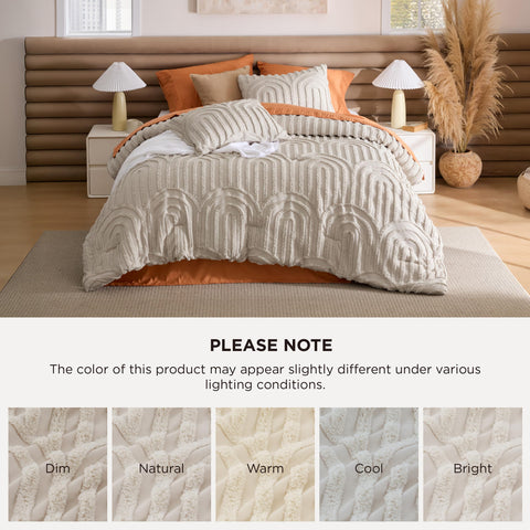 Bedsure two pillow shams included for coordinated decor