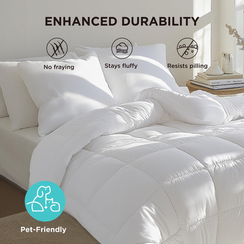 Bedsure unboxing reveals plush fill that rebounds after resting