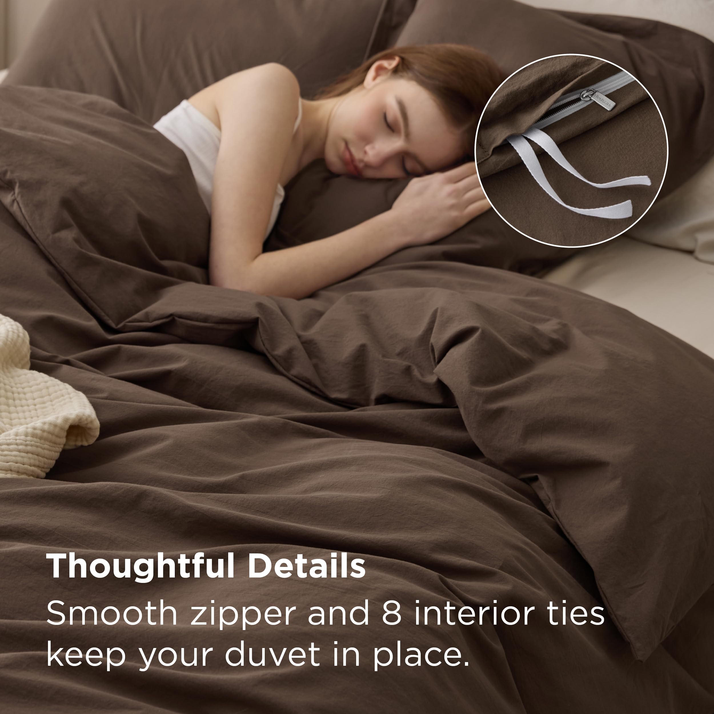 Bedsure packaging of the king duvet cover highlighting value.
