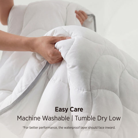 Bedsure white cover adds a clean look to any bed