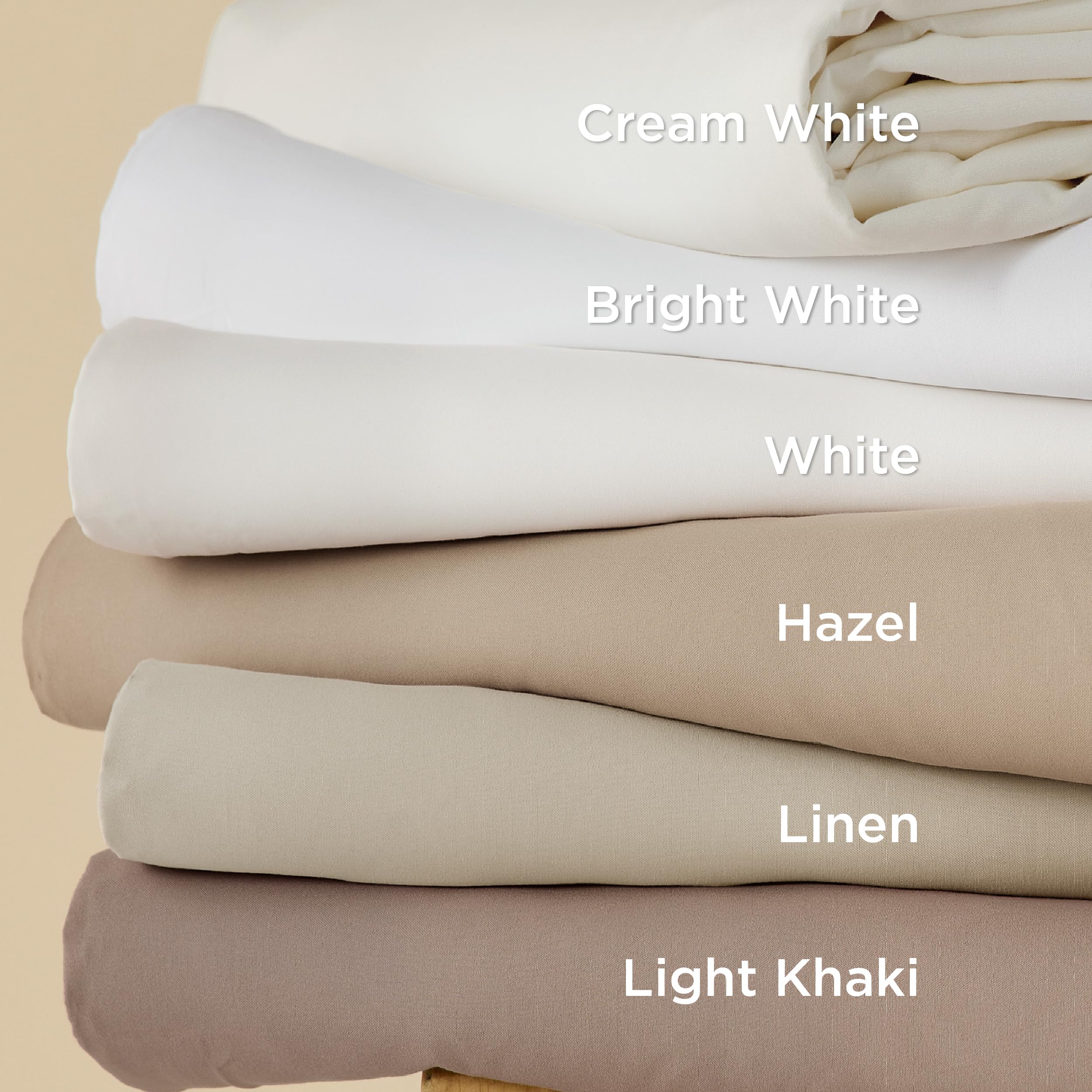 Bedsure on-bed styling highlights easy care and washability.