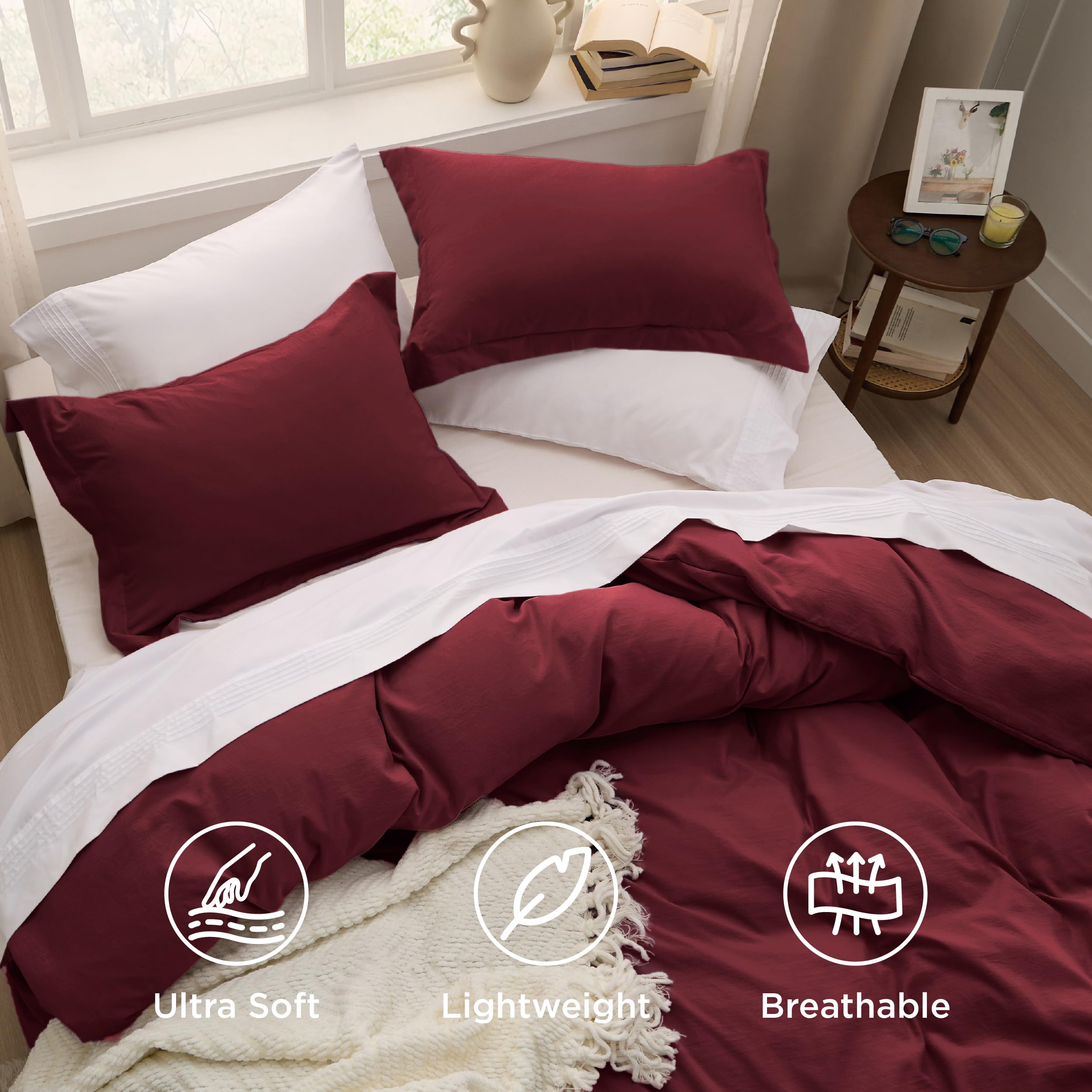 Bedsure Winery soft bedding texture for a cozy night’s sleep