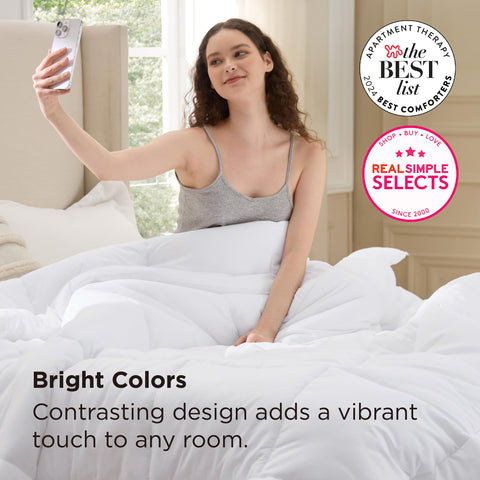 Bedsure lightweight all-season design suitable for year-round use