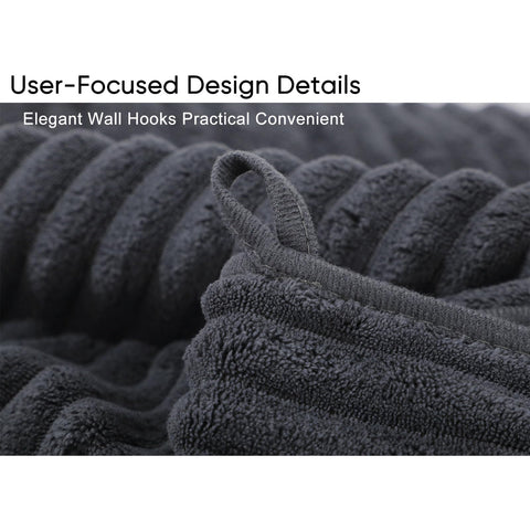 Bedvcaty quick-dry towel design emphasizes fast moisture absorption after shower.