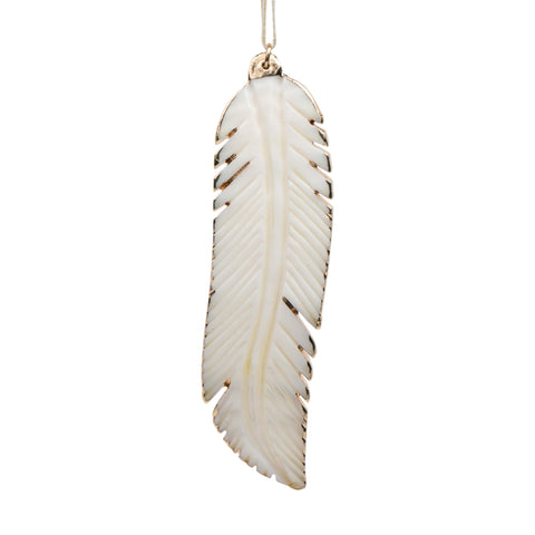 Bee! Angel's Feather seashell detail highlights peaceful remembrance and delicate design.