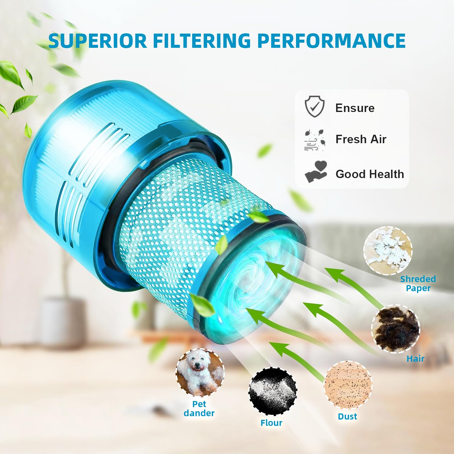 Bee Filter Dyson V15 filter replacements 970013-02 ensure fit and performance