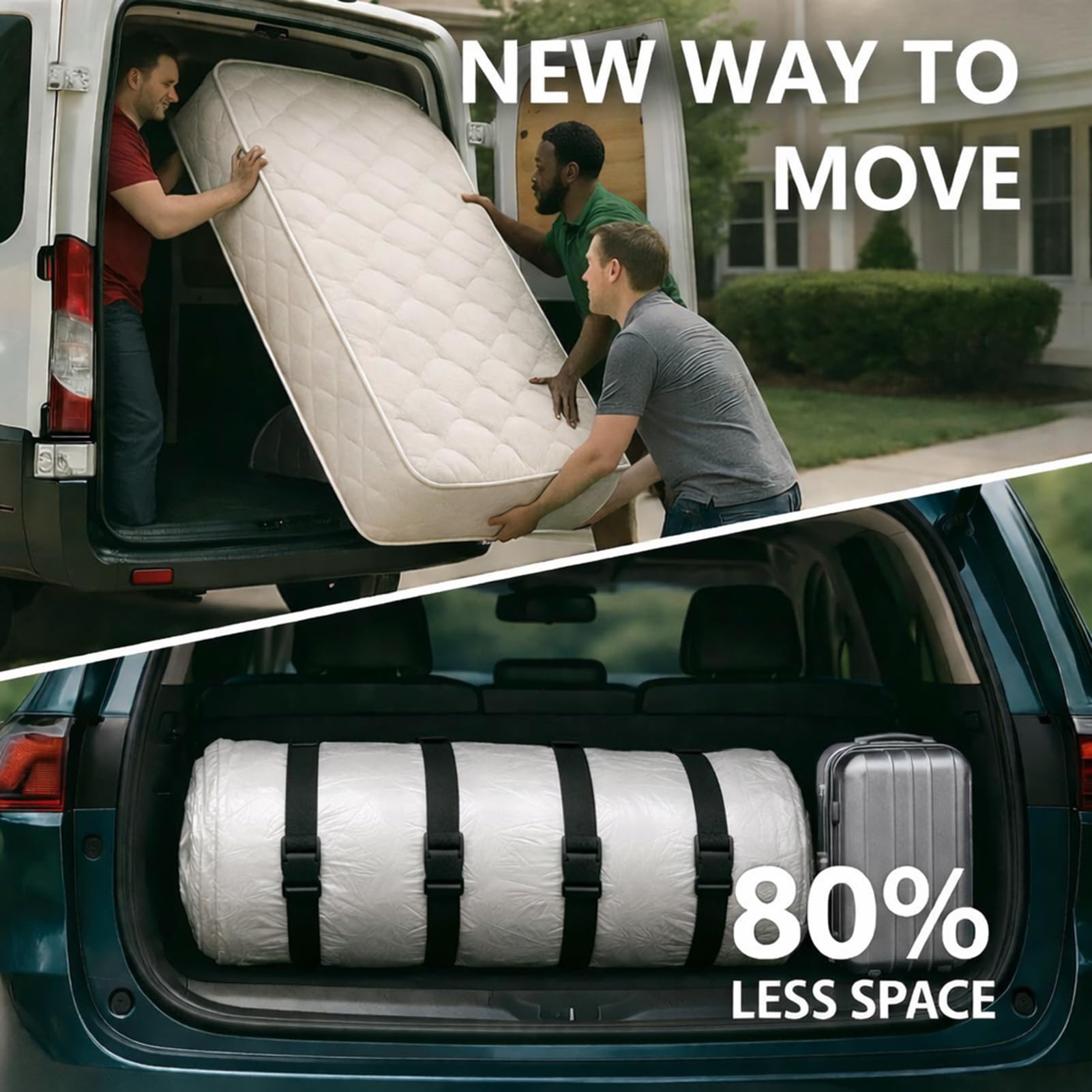 BeeCoAoo double-zip seal protects against dust and odors during long-term storage.