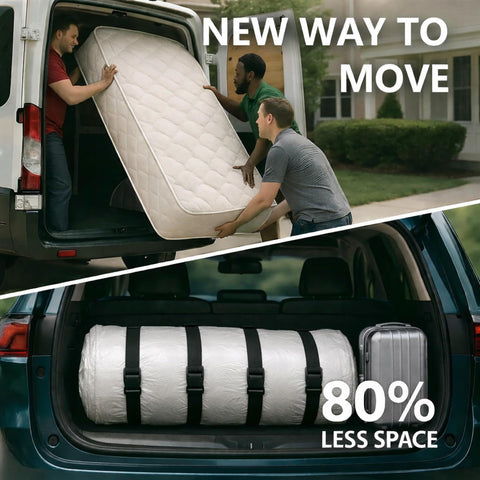 BeeCoAoo double-zip seal protects against dust and odors during long-term storage.